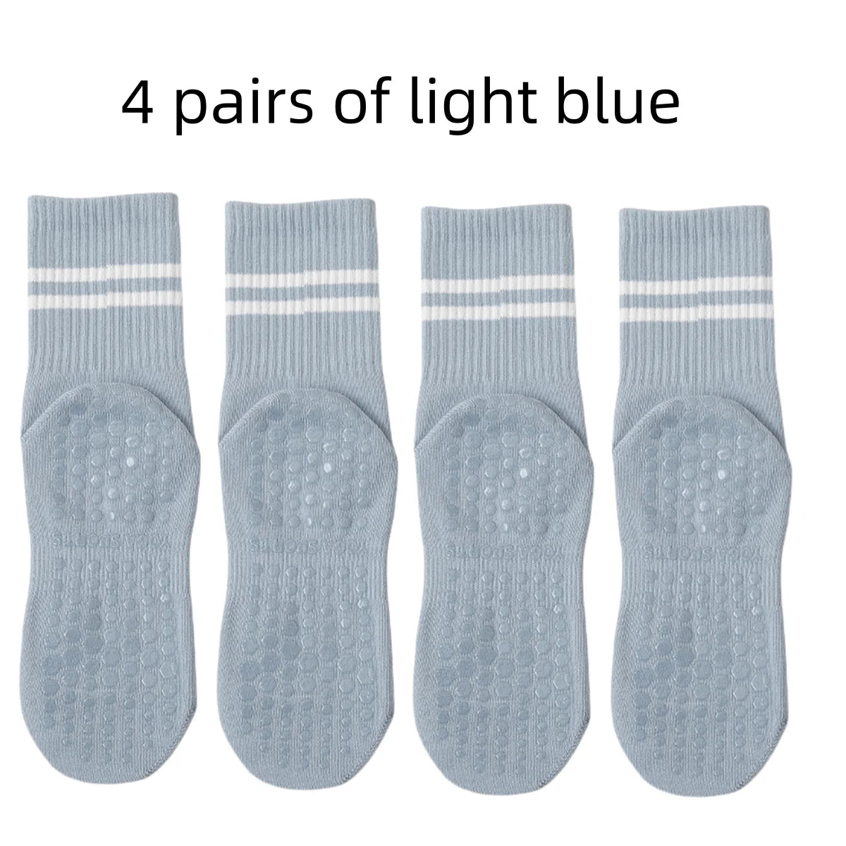 4 Pairs of Yoga Socks