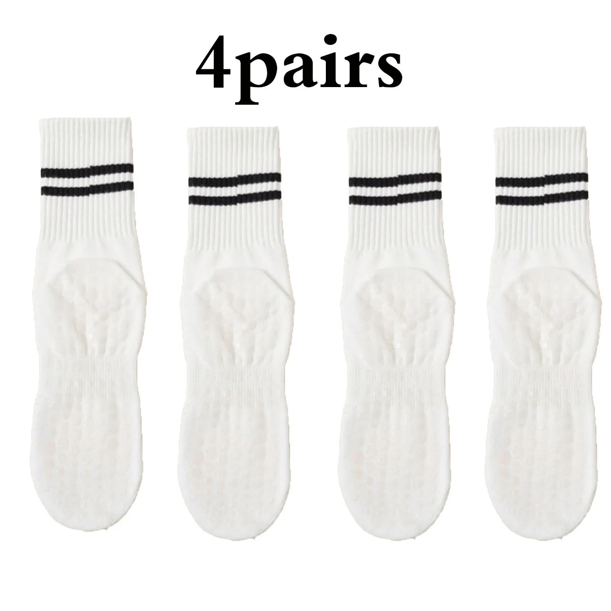 4 Pairs of Yoga Socks
