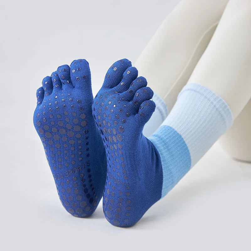 Women Anti-Slip Five Finger Socks