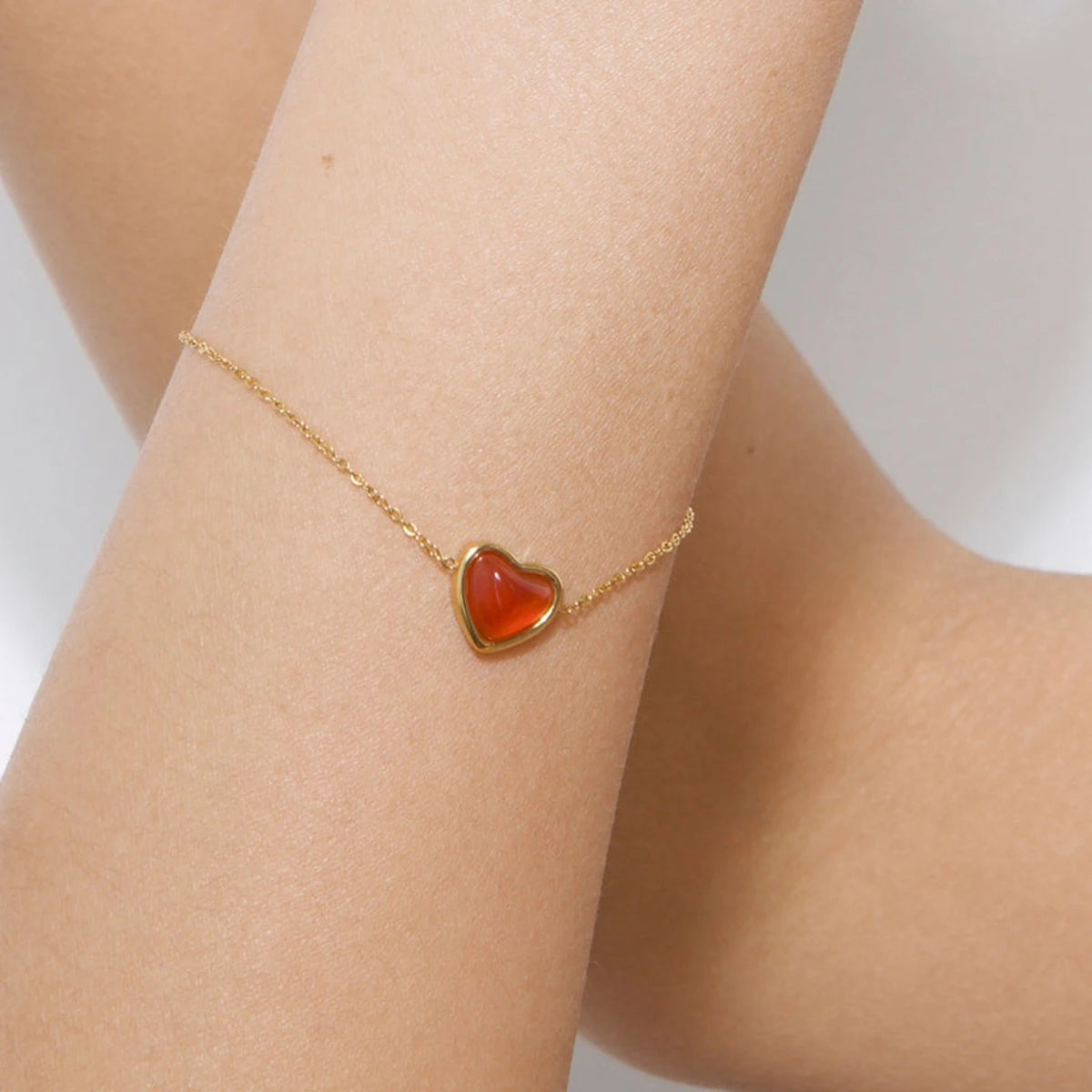 Ruby Heartbeat Bracelet