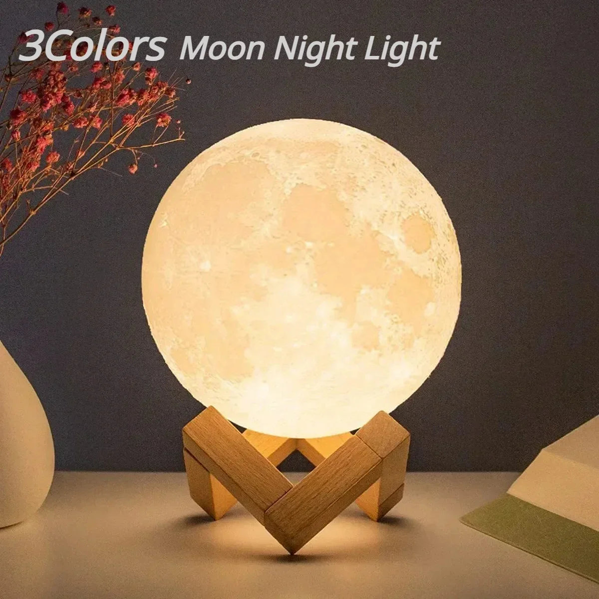 8cm Moon Lamp