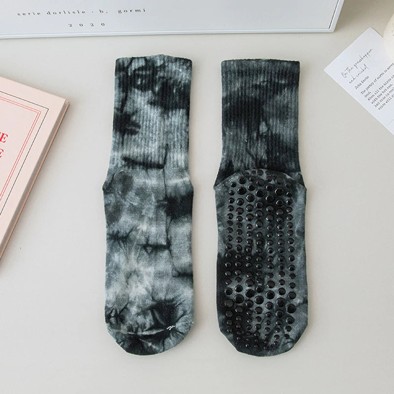 Women Rainbow Grip Socks