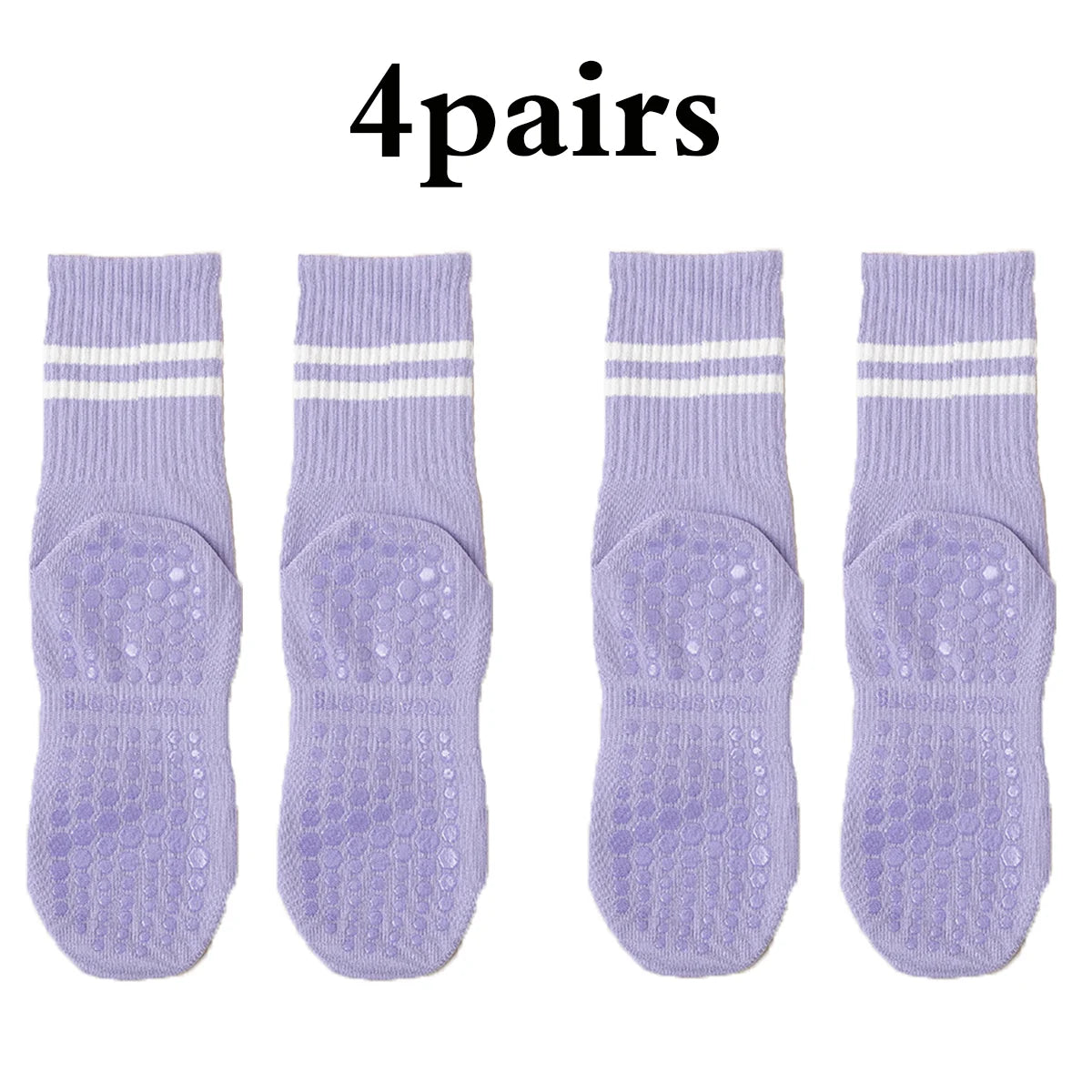 4 Pairs of Yoga Socks