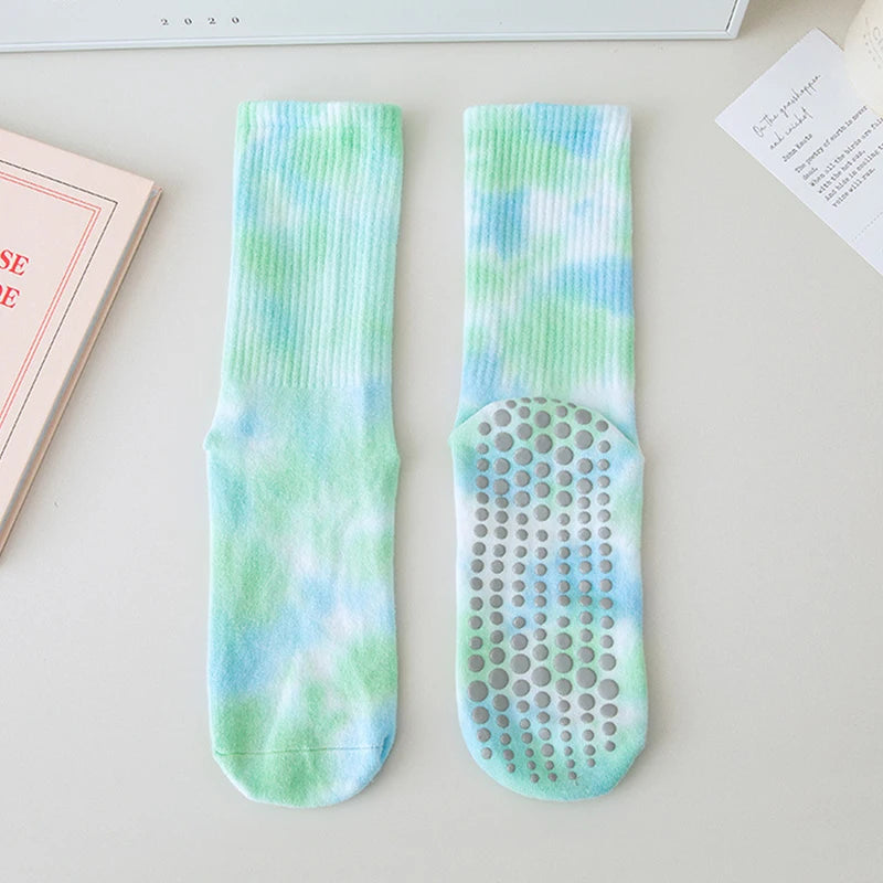 Women Rainbow Grip Socks