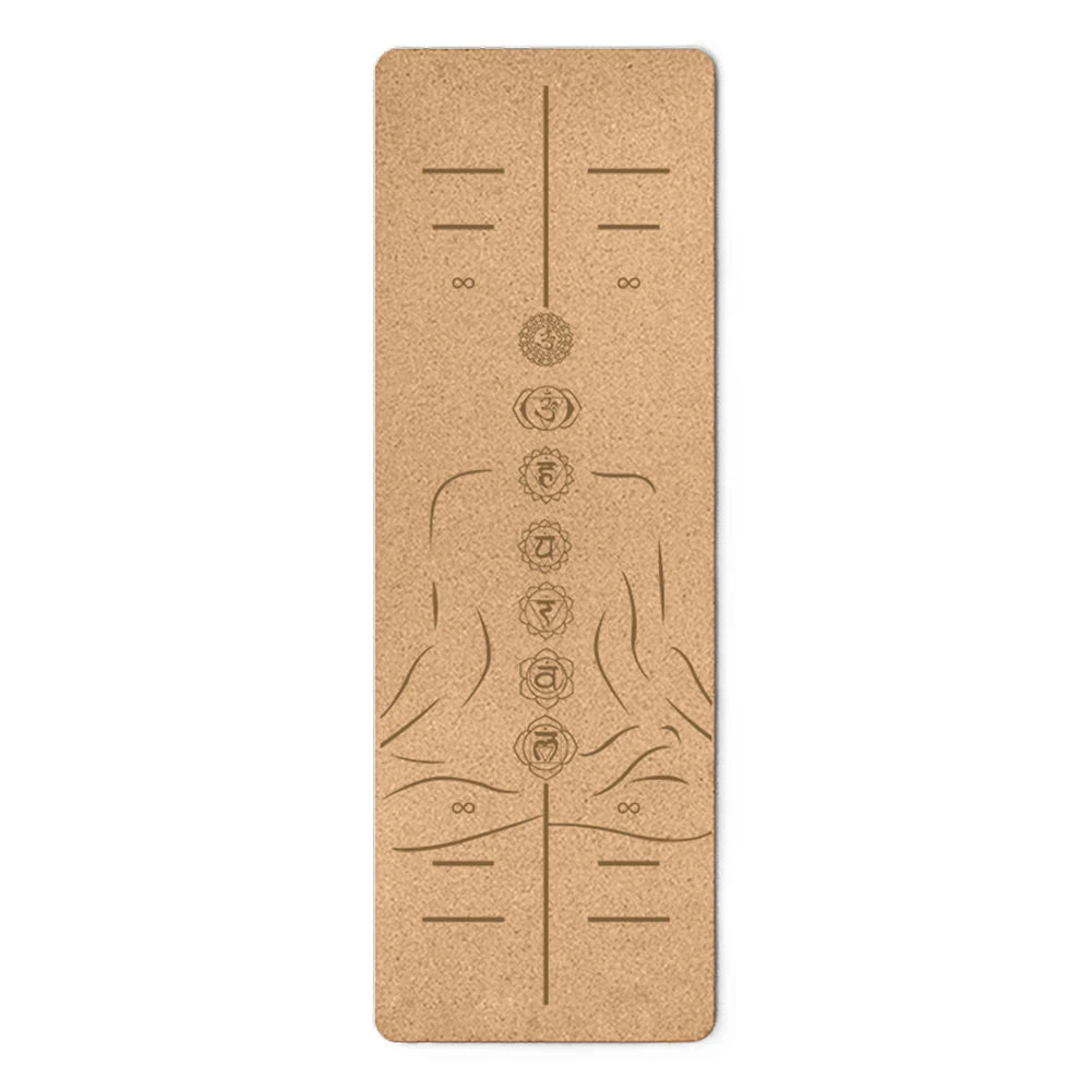 TPE Cork Yoga Mat