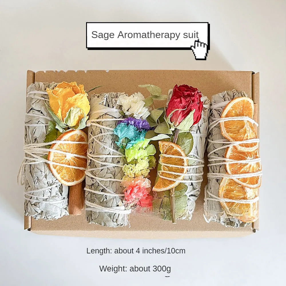 White Sage Orange Slices Cinnamon