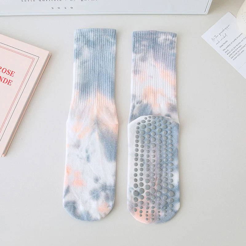 Women Rainbow Grip Socks