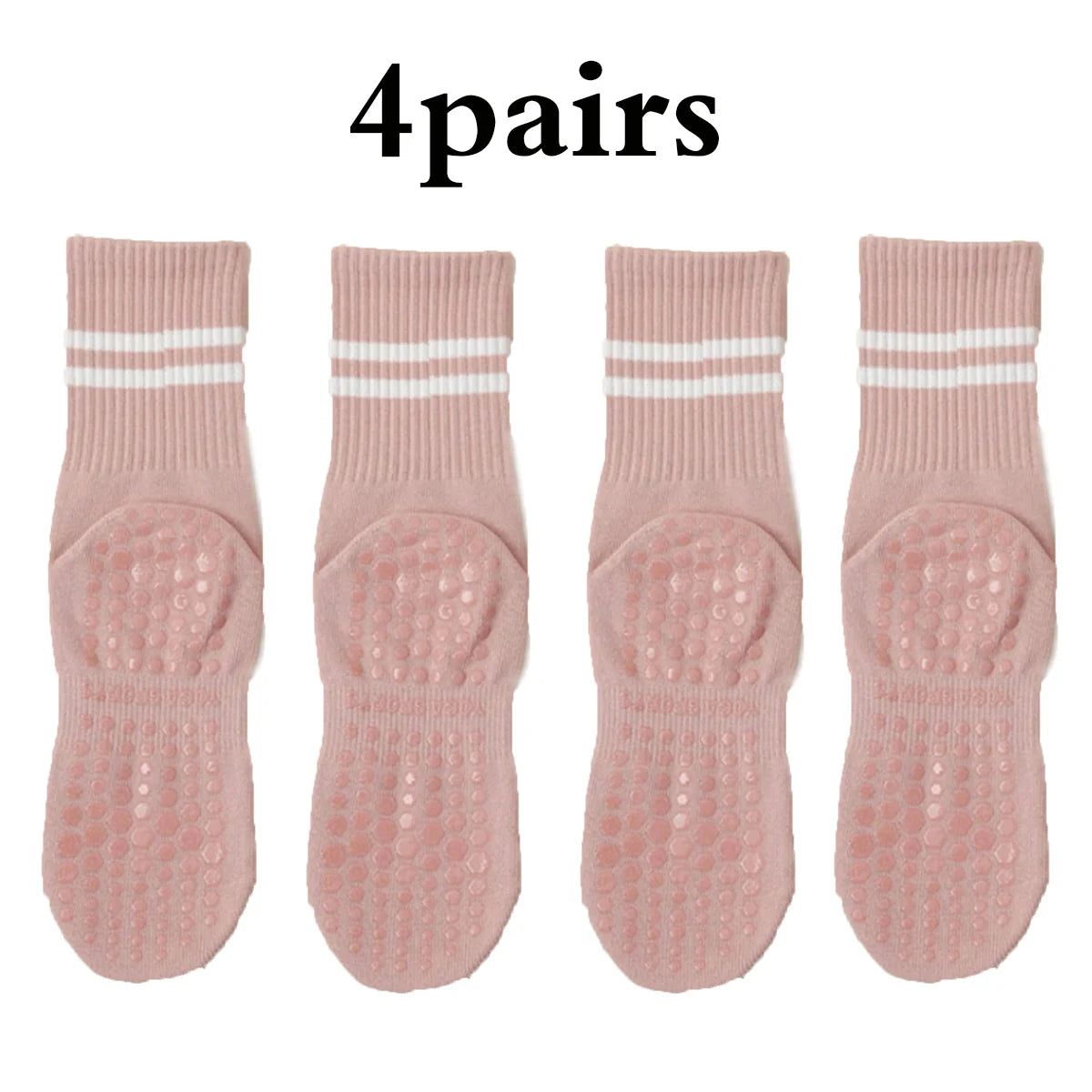 4 Pairs of Yoga Socks