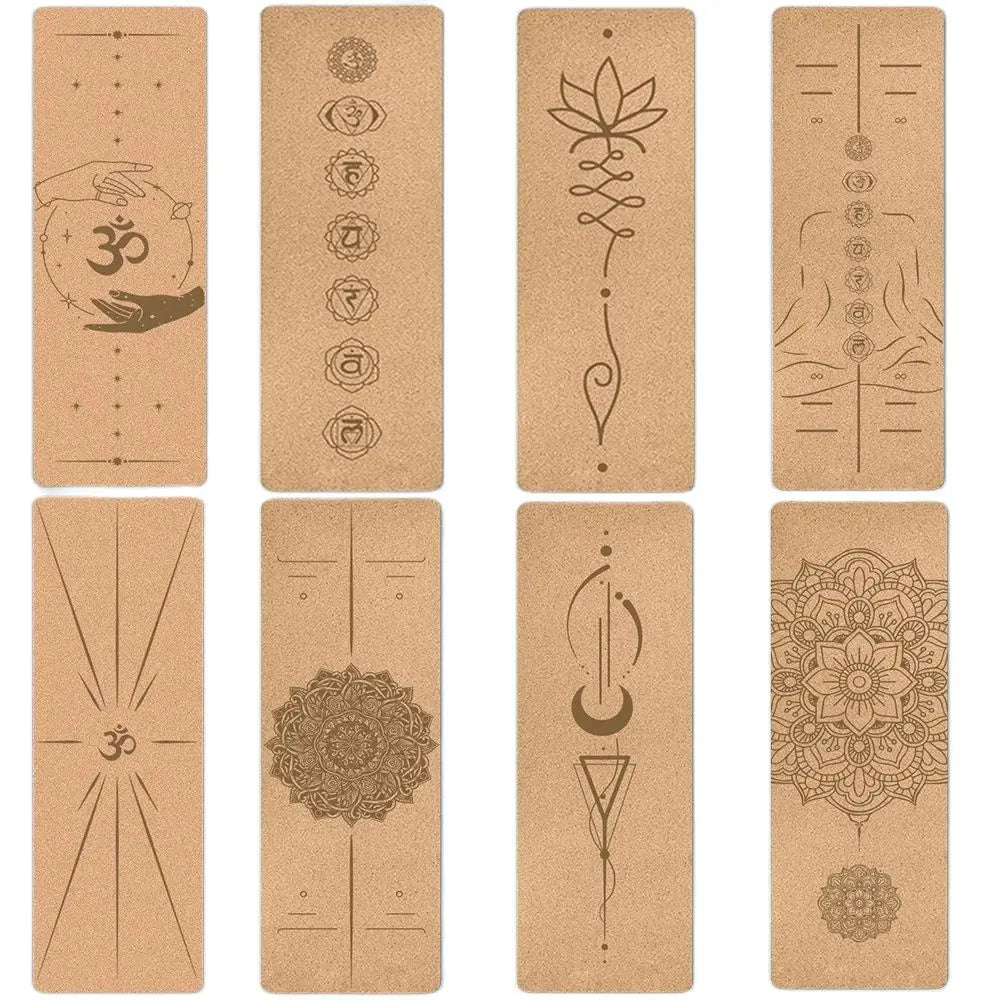 TPE Cork Yoga Mat