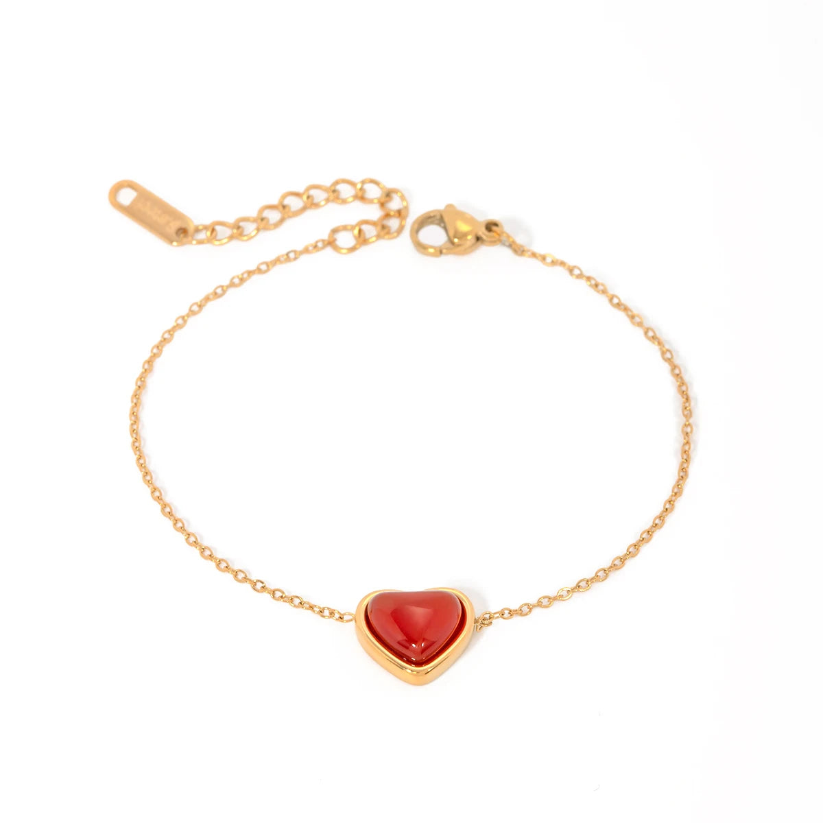 Ruby Heartbeat Bracelet