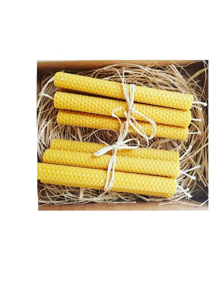 Hand-Made Honey Wax Candles