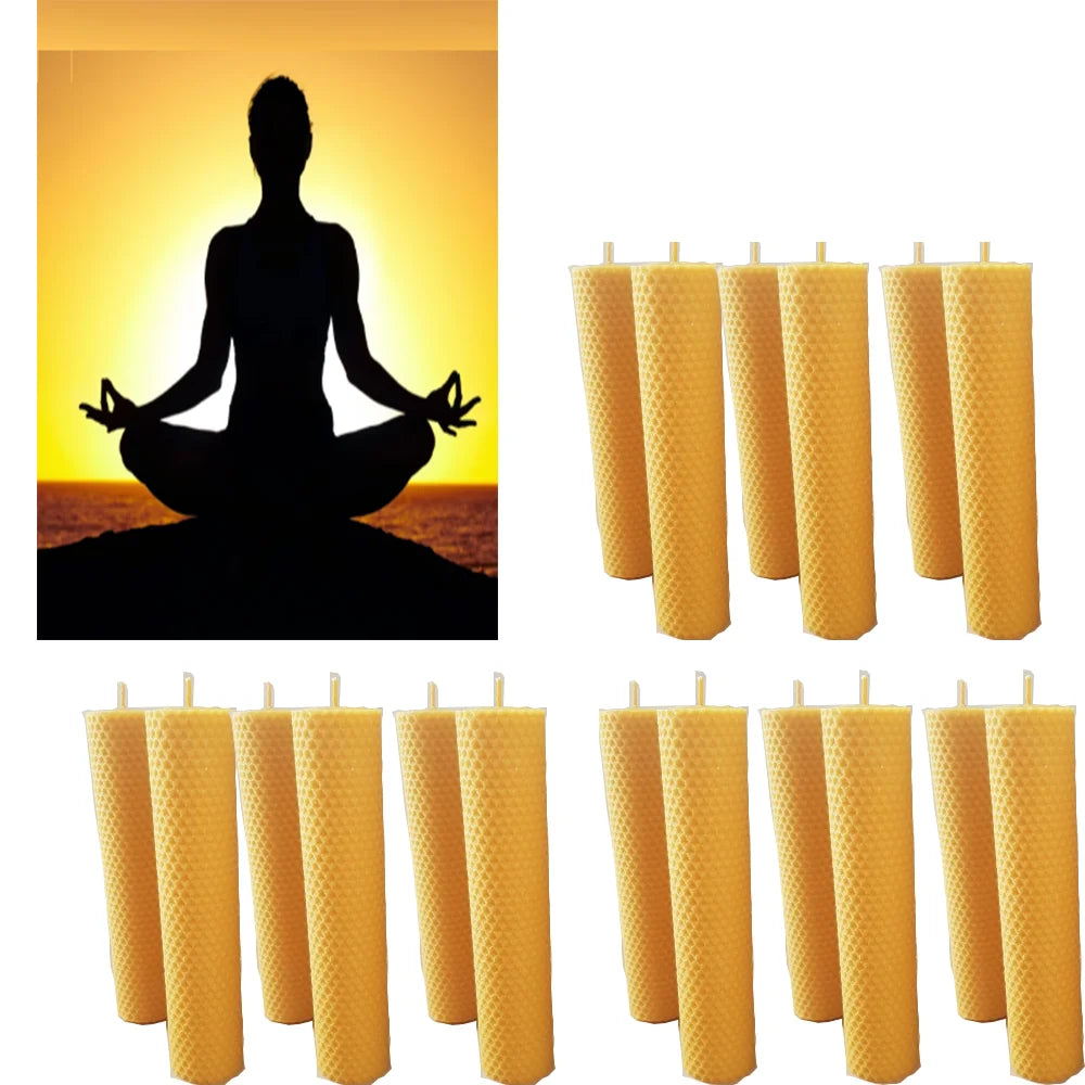 Hand-Made Honey Wax Candles