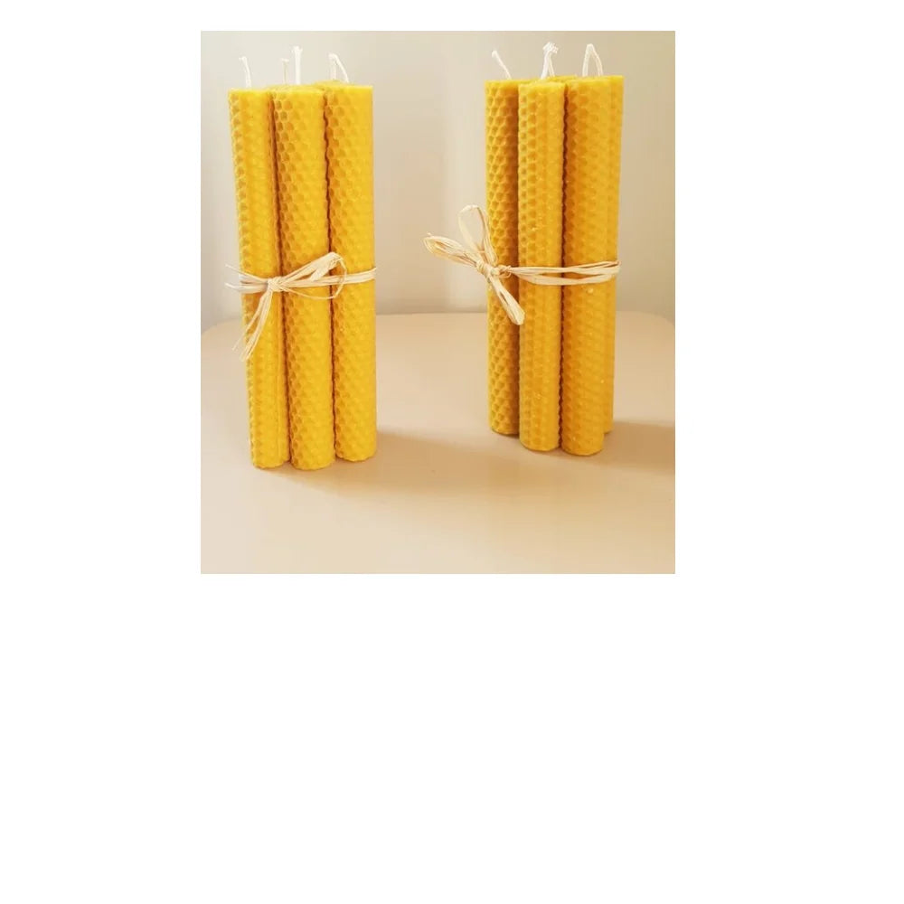 Hand-Made Honey Wax Candles