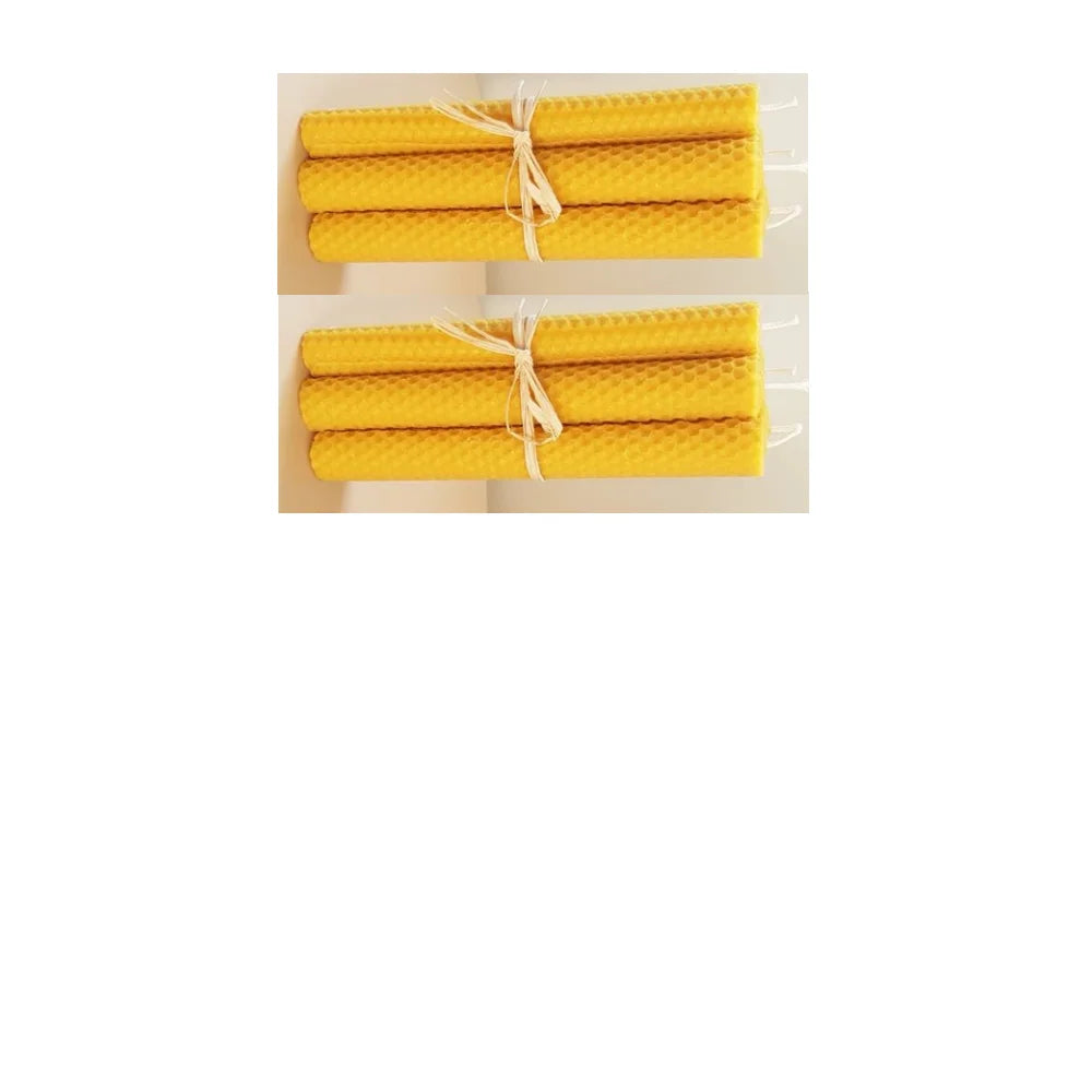 Hand-Made Honey Wax Candles